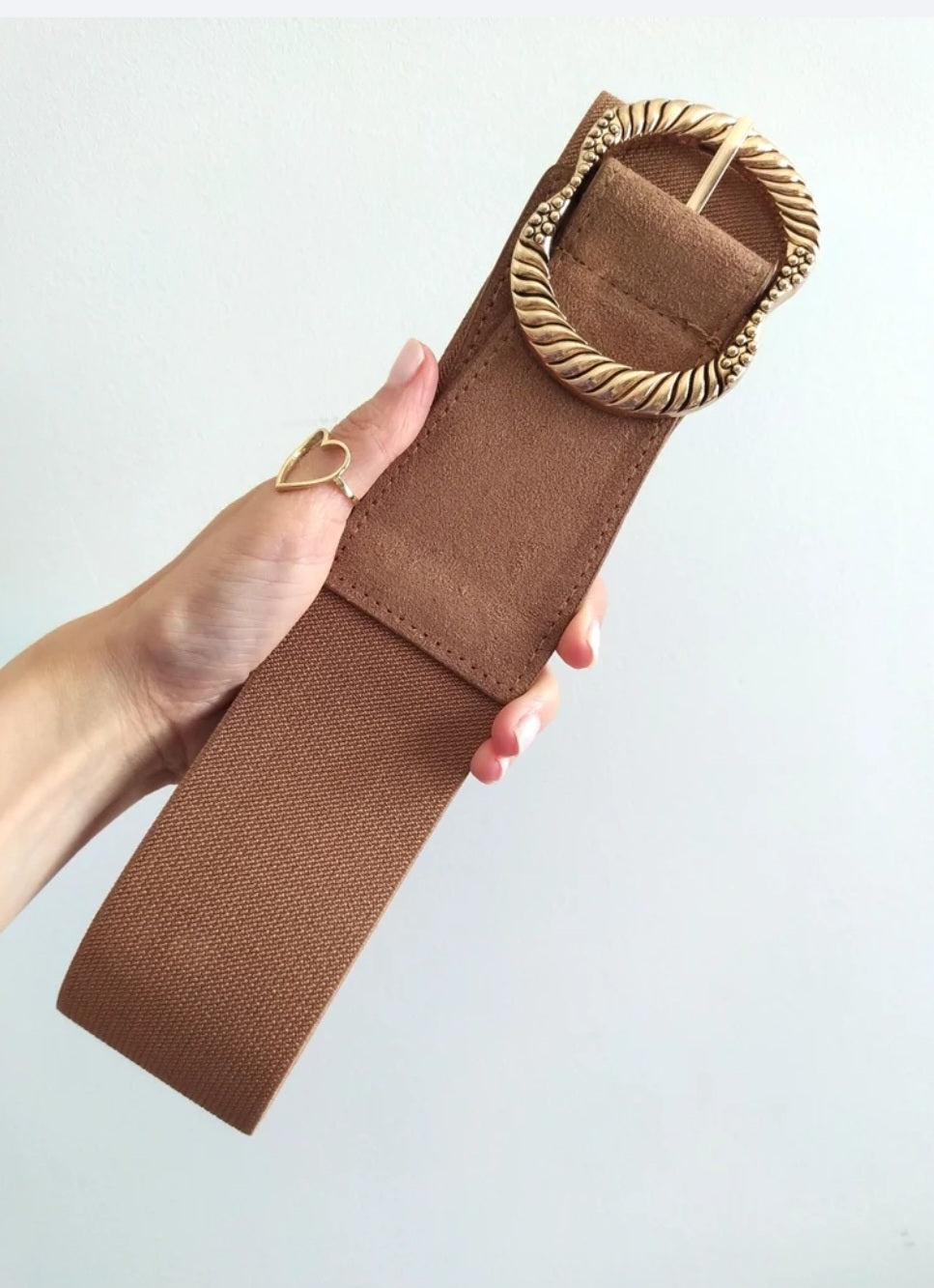 Ceinture en suédine Peri. (+ couleurs)