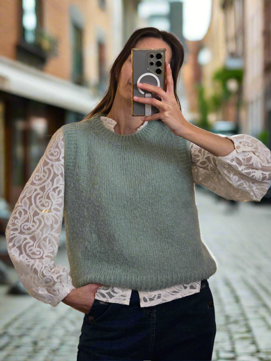Pull sans manches Popsy. (+ de couleurs)
