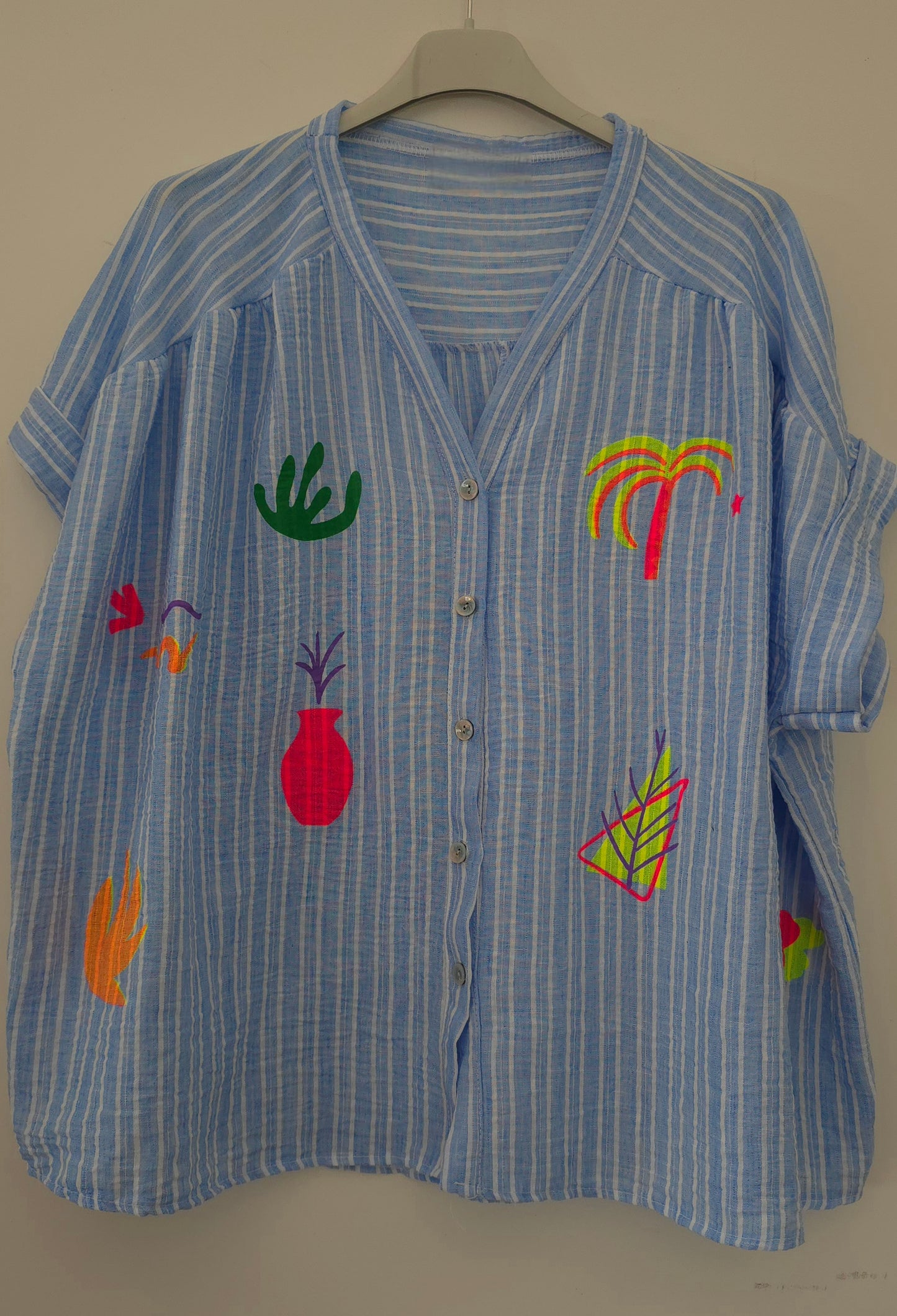 Chemise manches courtes Cancún.