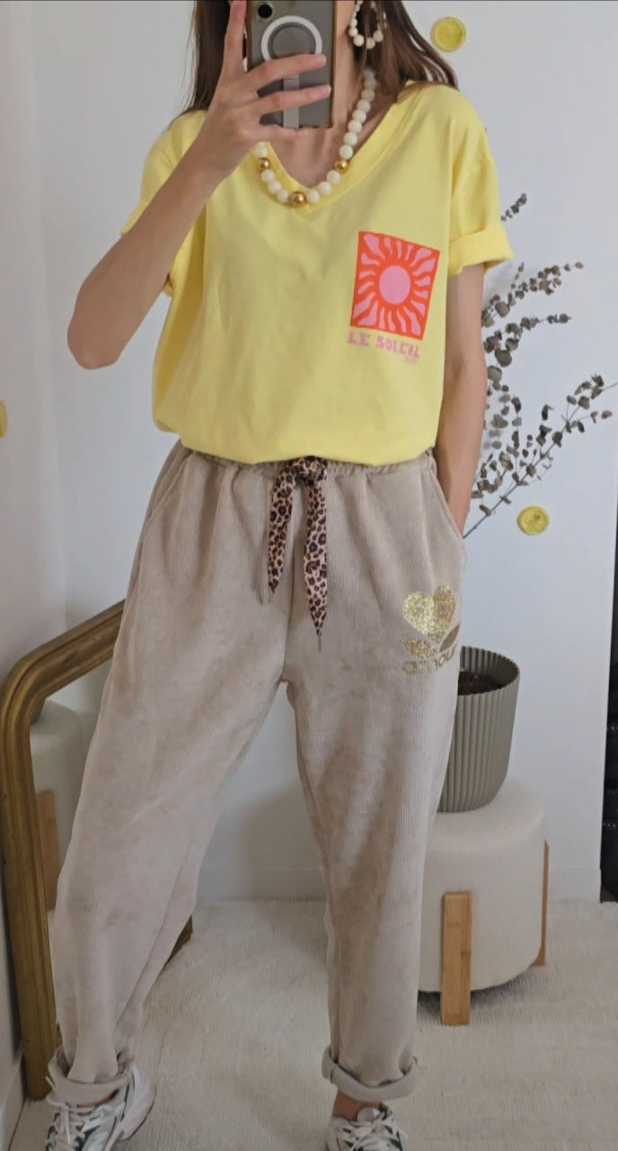 T-shirt Soleil.