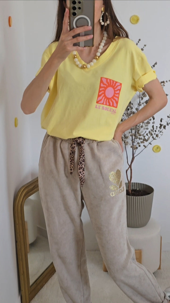T-shirt Soleil.