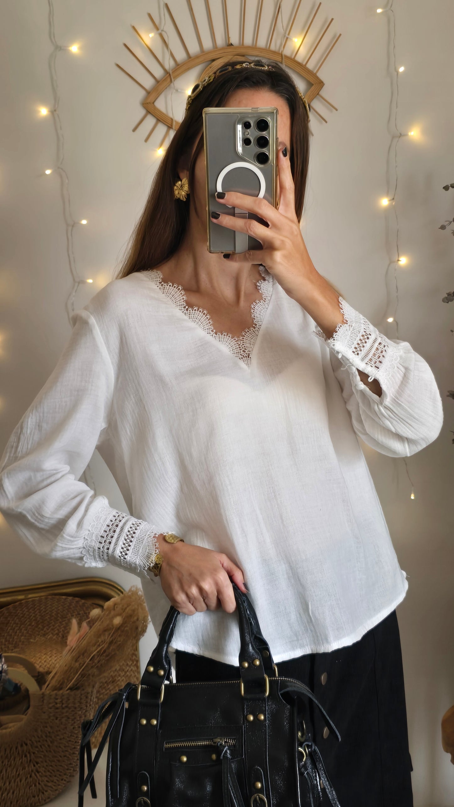 Blouse blanche Bradley.