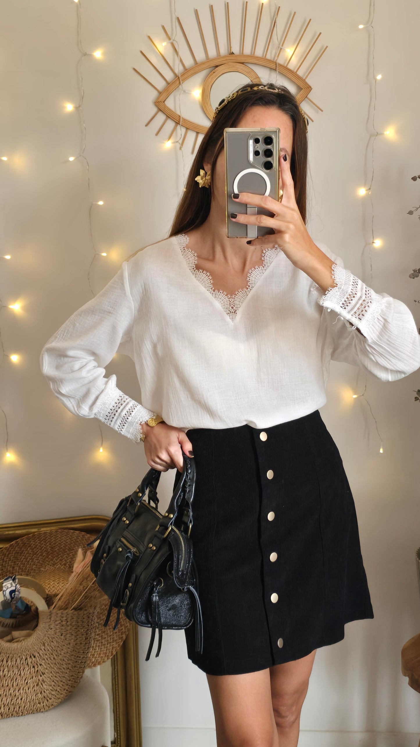 Blouse blanche Bradley.