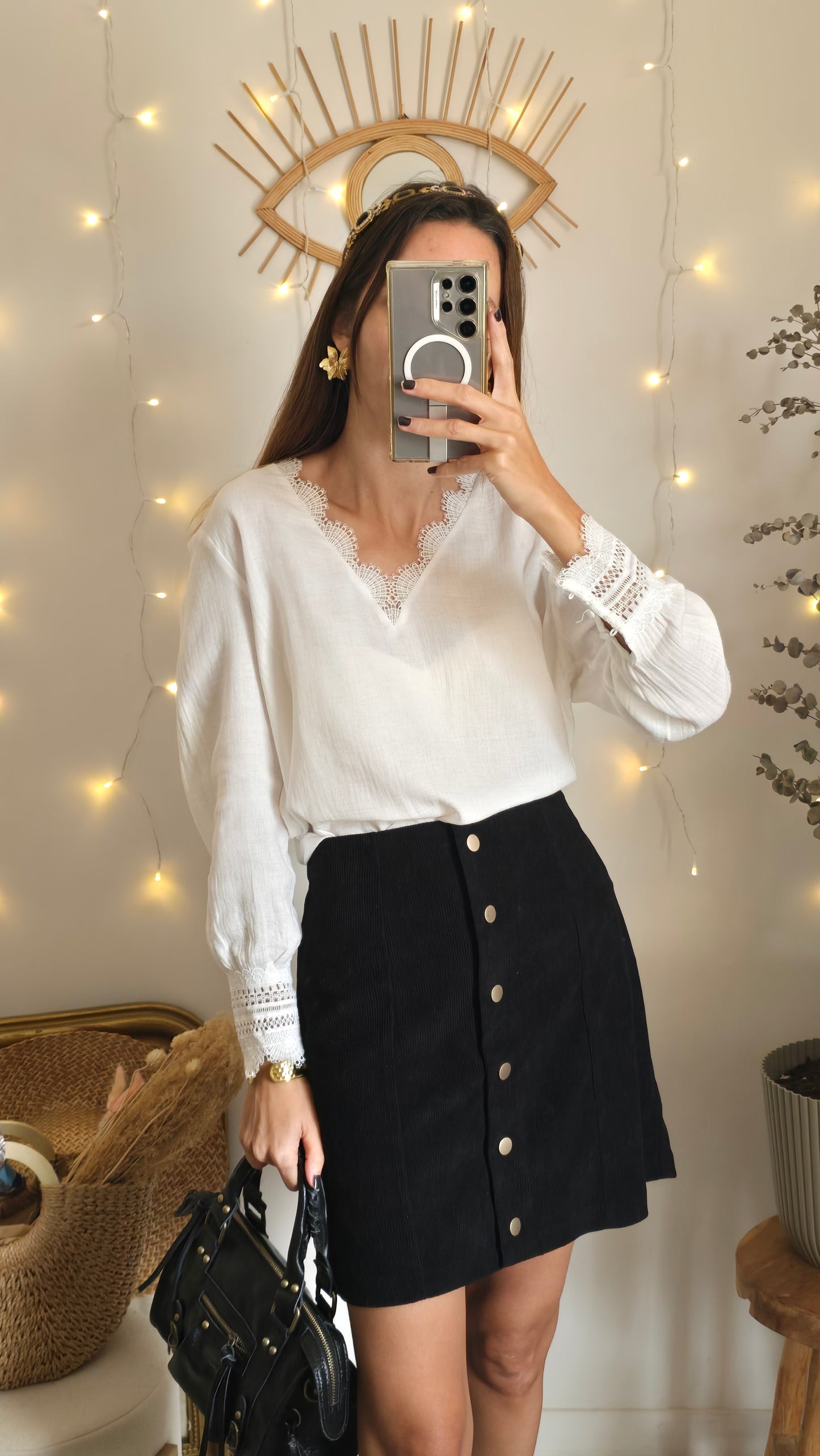 Blouse blanche Bradley.