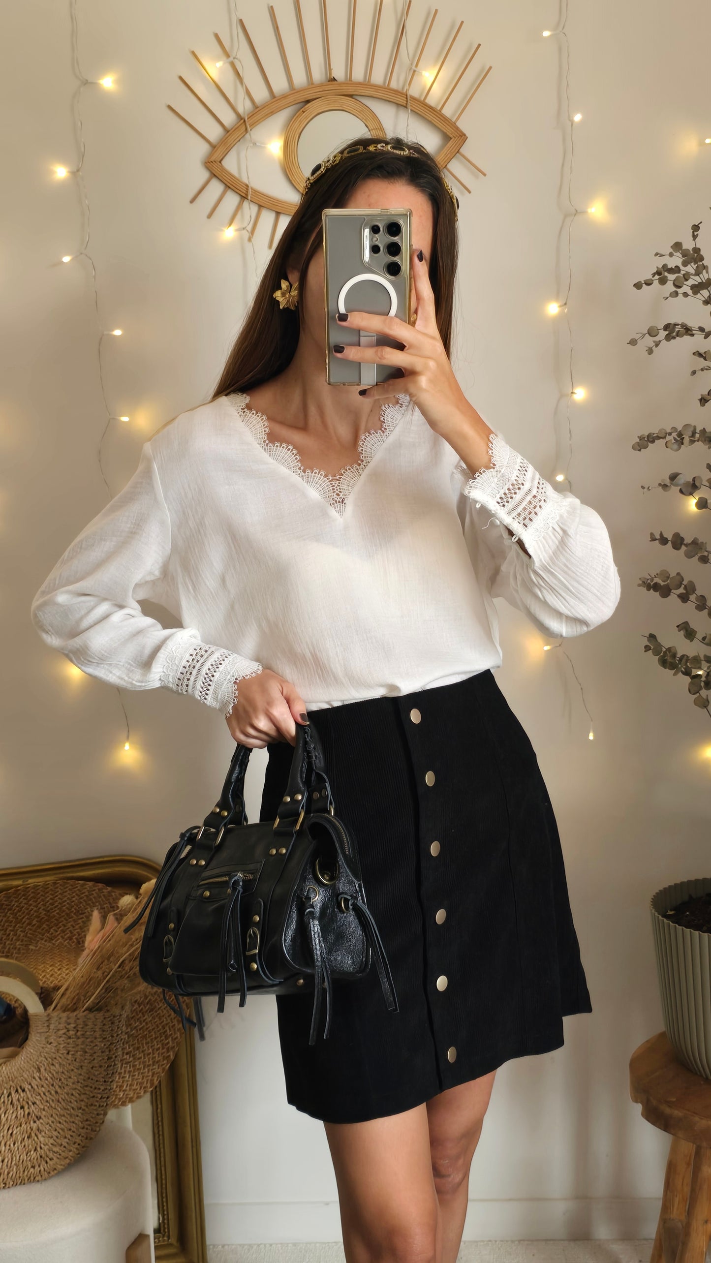 Blouse blanche Bradley.