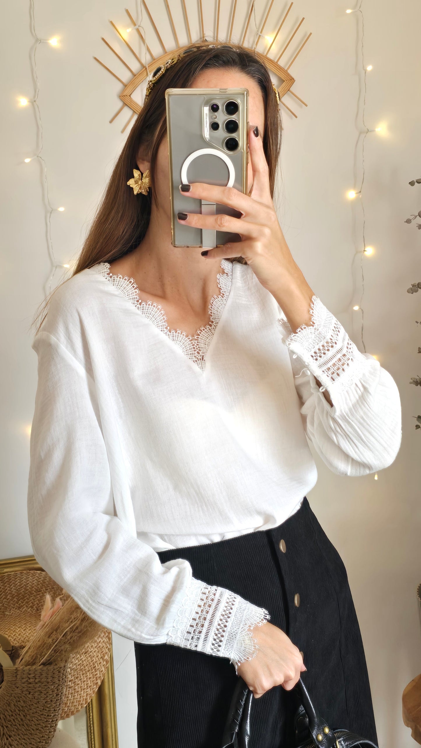 Blouse blanche Bradley.