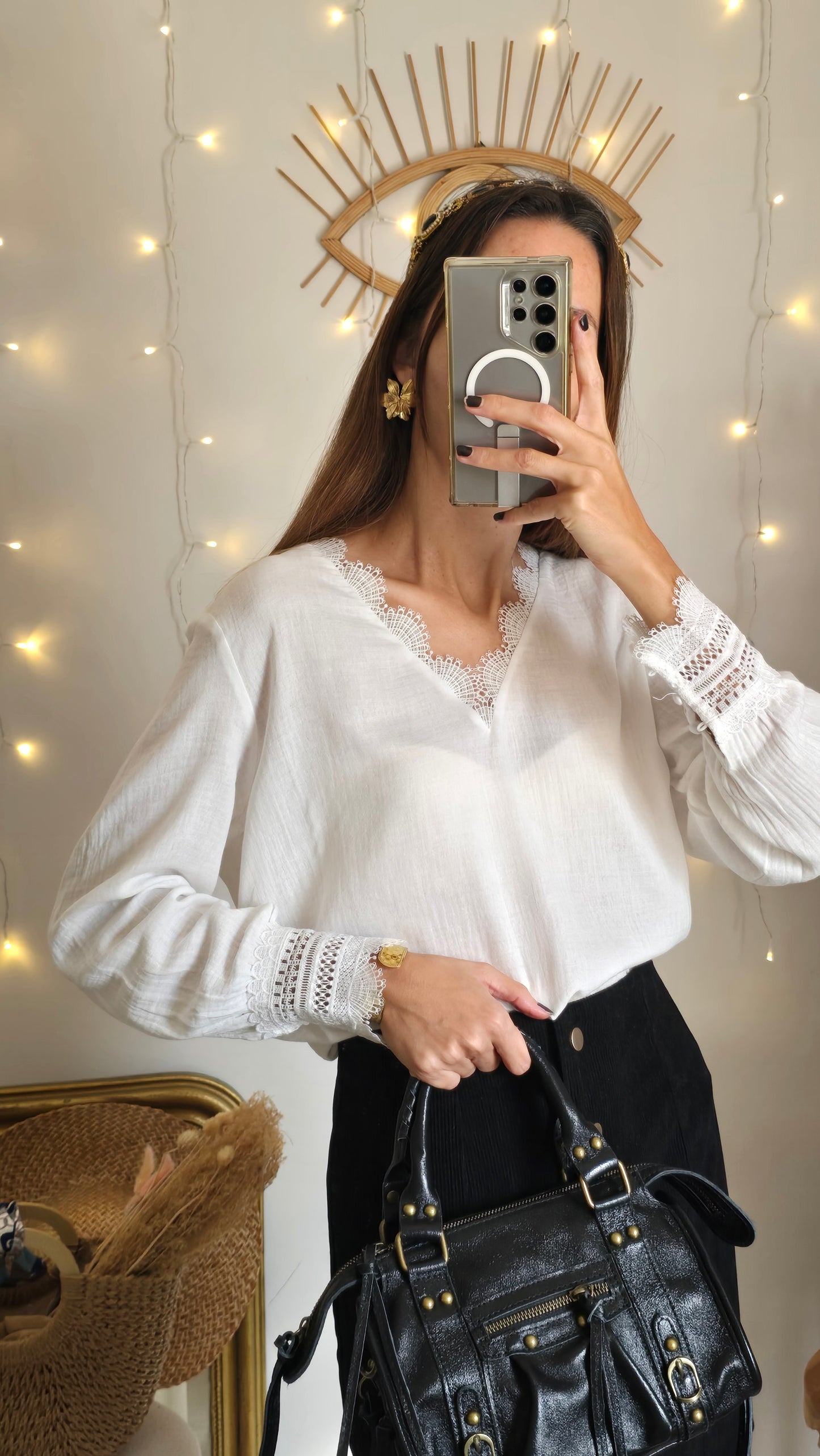 Blouse blanche Bradley.
