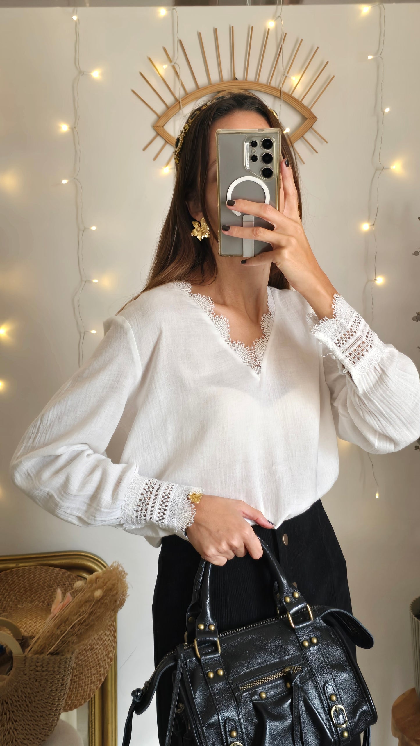 Blouse blanche Bradley.
