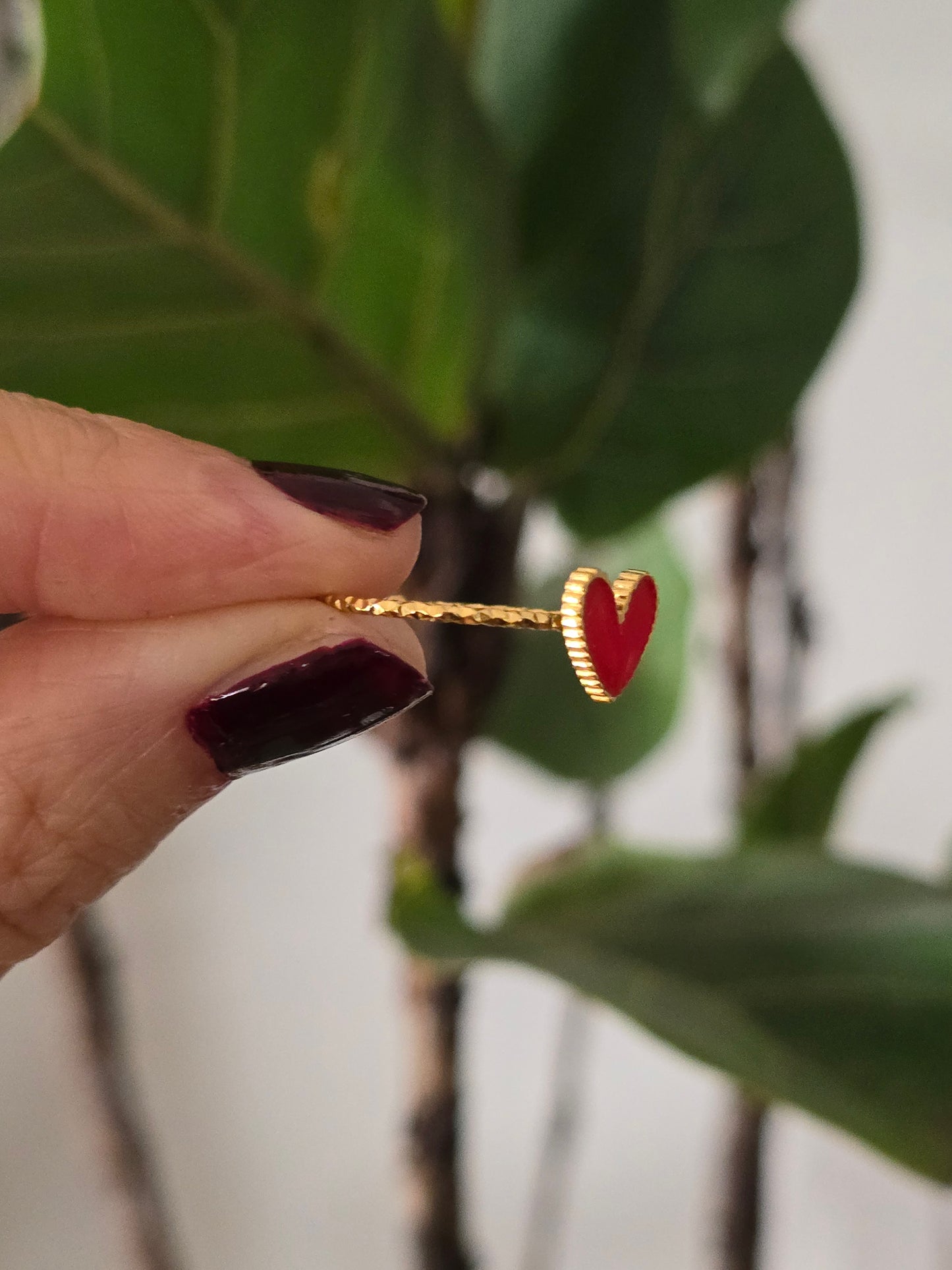 Bague petit cœur.