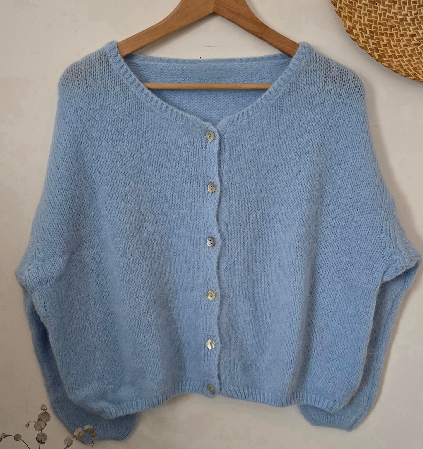 Gilet Léonard - Maille Mohair Fluffy & Cocooning | First Collection