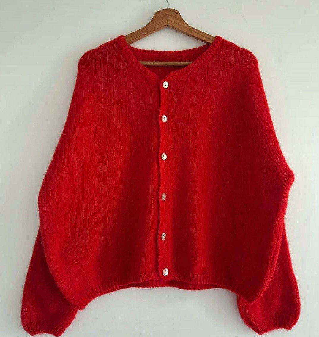 Gilet Léonard - Maille Mohair Fluffy & Cocooning | First Collection
