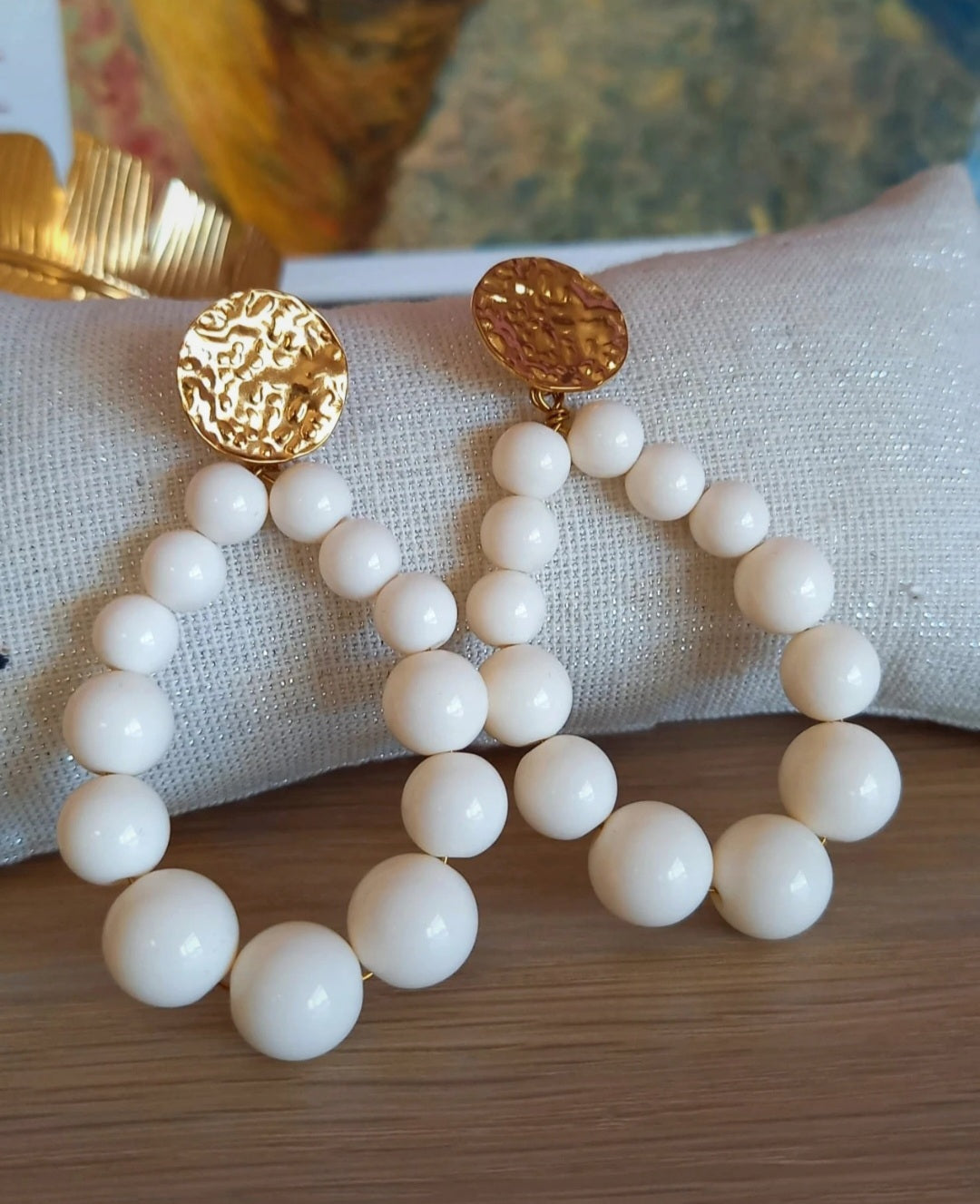 Boucles d'oreilles perles