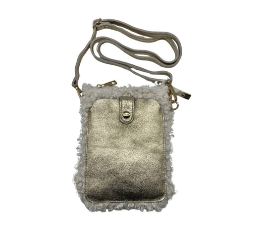 Sac pochette cuir Teddy.