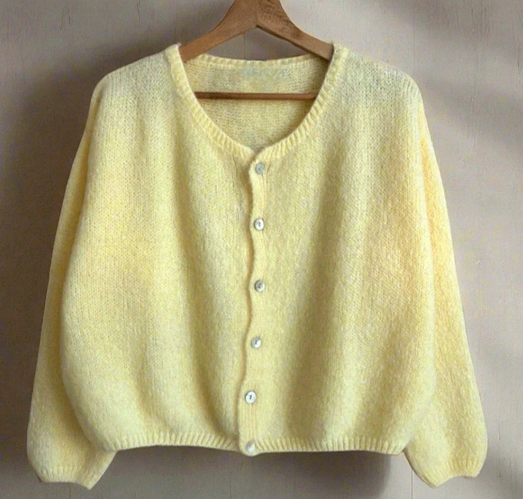 Gilet Léonard - Maille Mohair Fluffy & Cocooning | First Collection