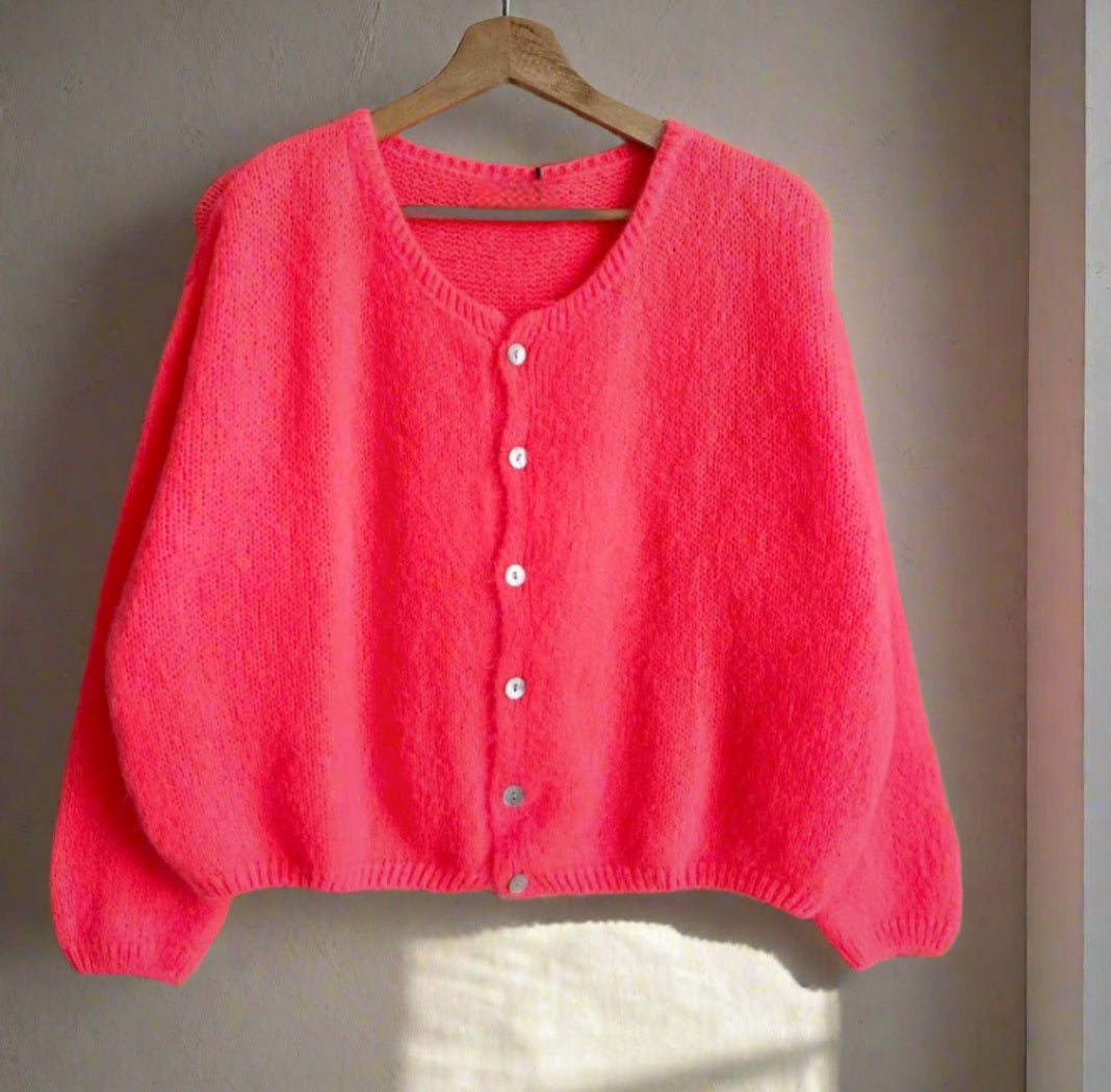 Gilet Léonard - Maille Mohair Fluffy & Cocooning | First Collection