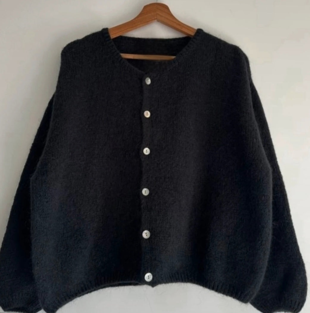 Gilet Léonard - Maille Mohair Fluffy & Cocooning | First Collection