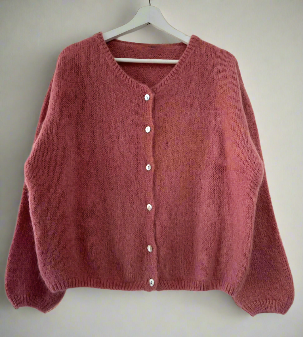 Gilet Léonard - Maille Mohair Fluffy & Cocooning | First Collection