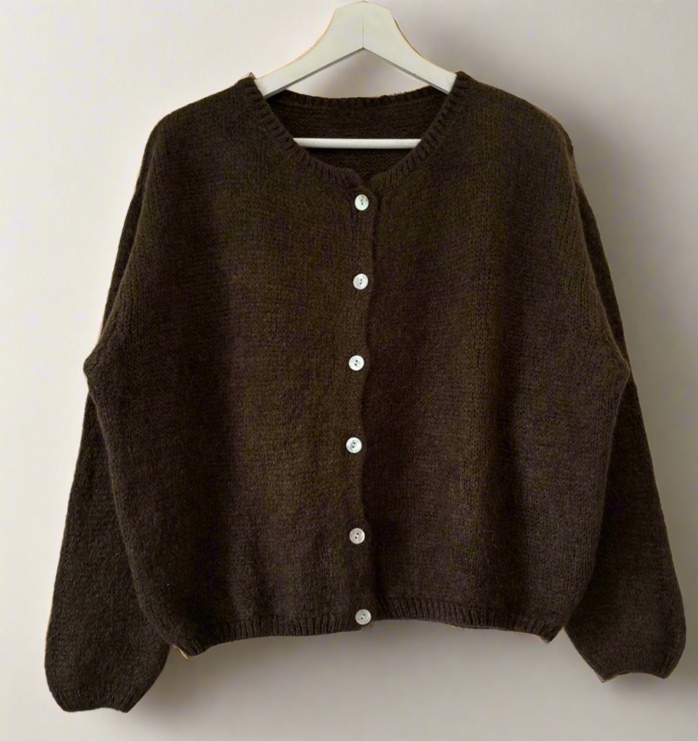 Gilet Léonard - Maille Mohair Fluffy & Cocooning | First Collection