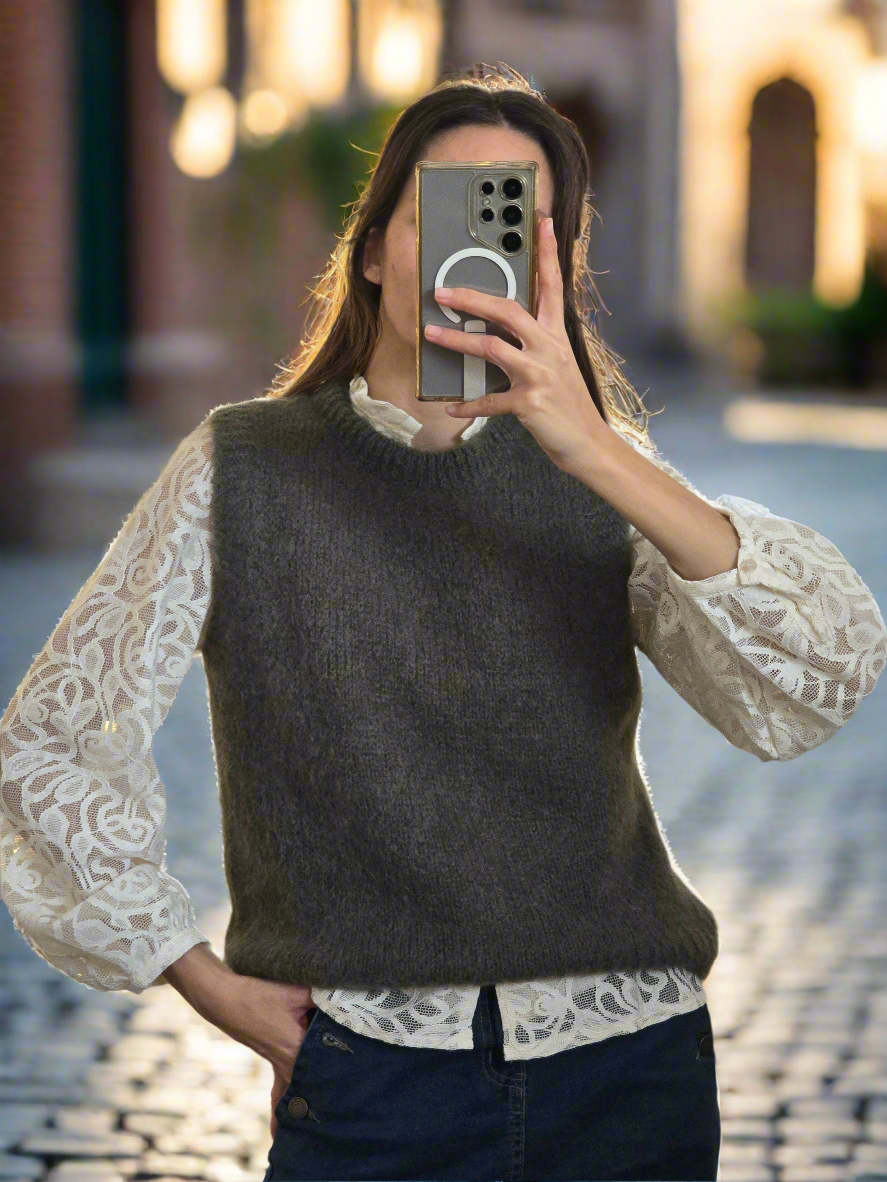 Pull sans manches Popsy. (+ de couleurs)