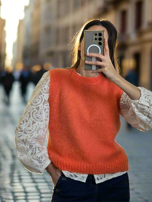 Pull sans manches Popsy. (+ de couleurs)