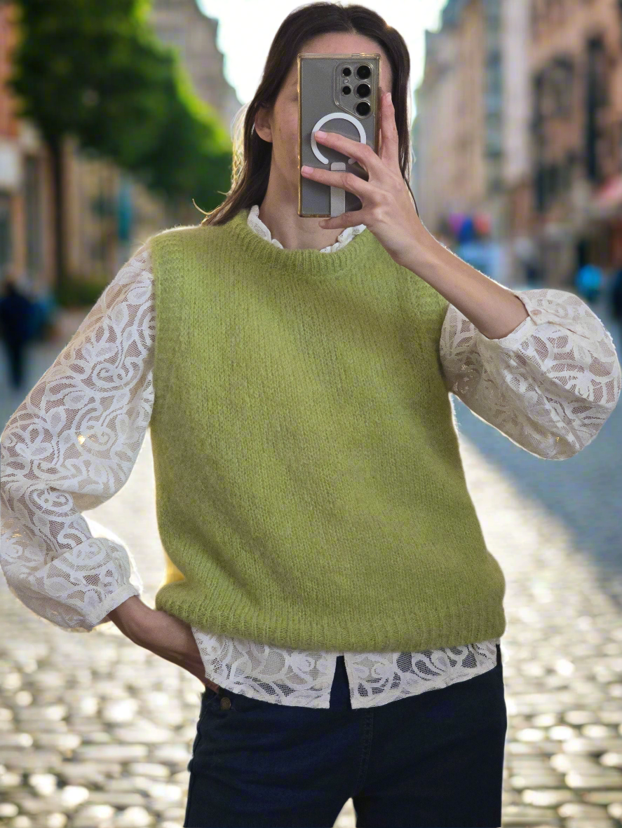 Pull sans manches Popsy. (+ de couleurs)