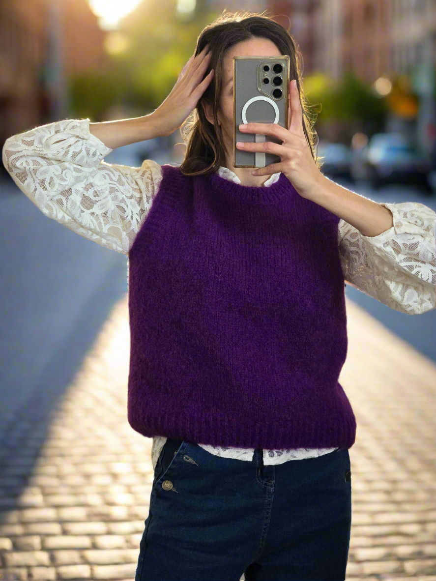 Pull sans manches Popsy. (+ de couleurs)
