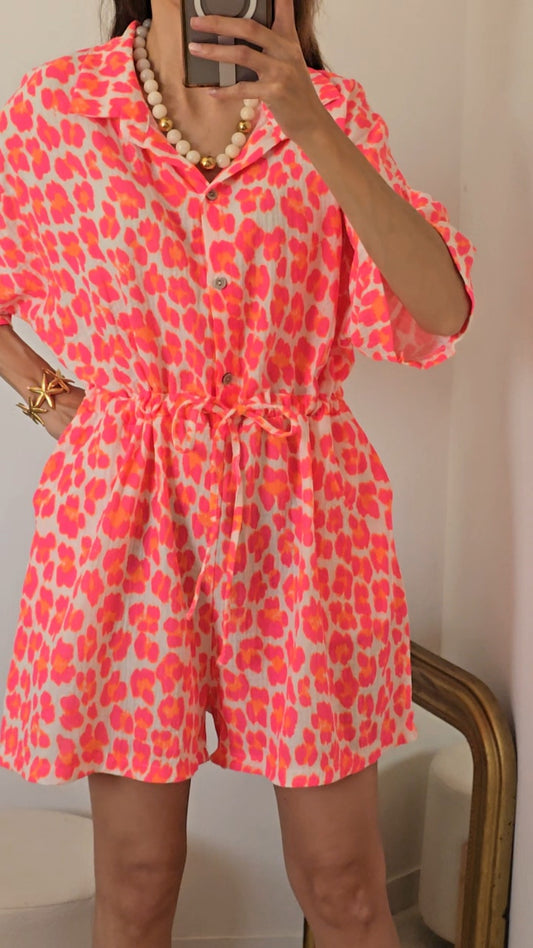 Combinaison short Léo.