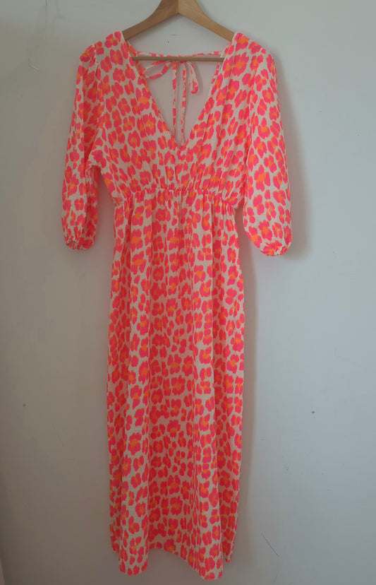 Robes longue manches 3/4 Léo.