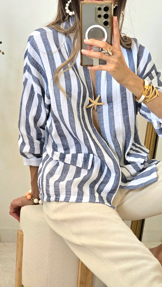 Veste rayure Chloé.