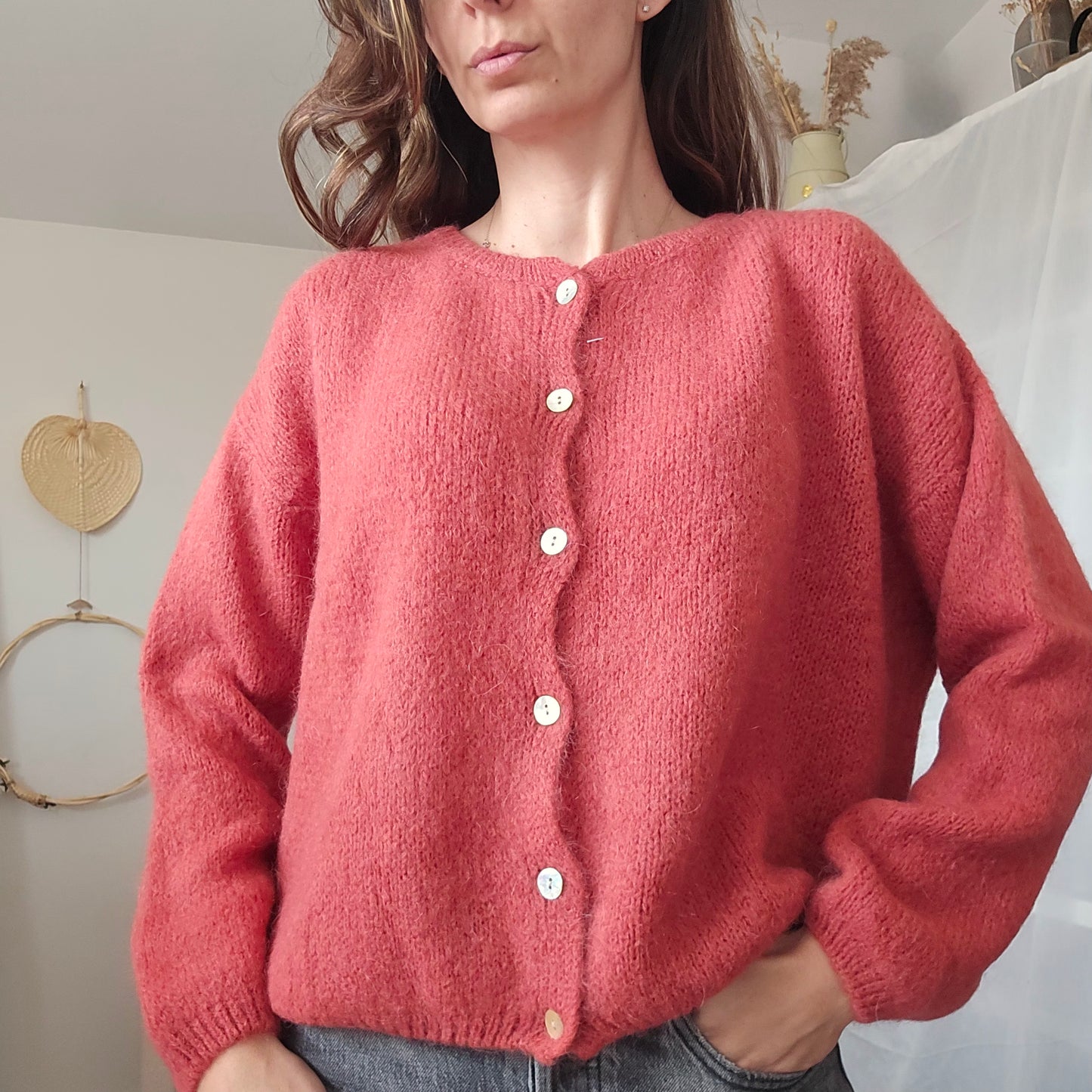 Gilet Léonard - Maille Mohair Fluffy & Cocooning | First Collection