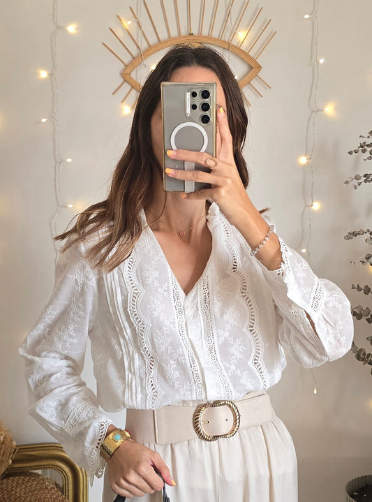 Chemise blanche Jena.