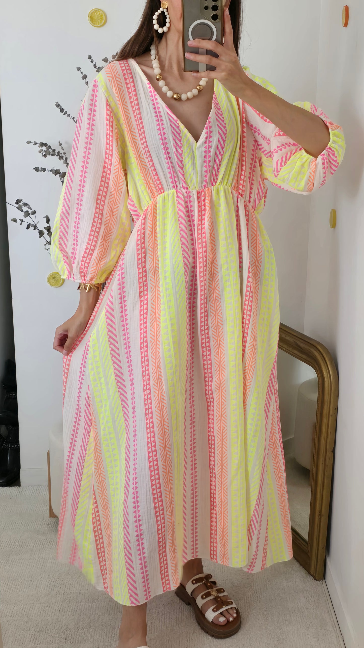 Robe longue Angelina.