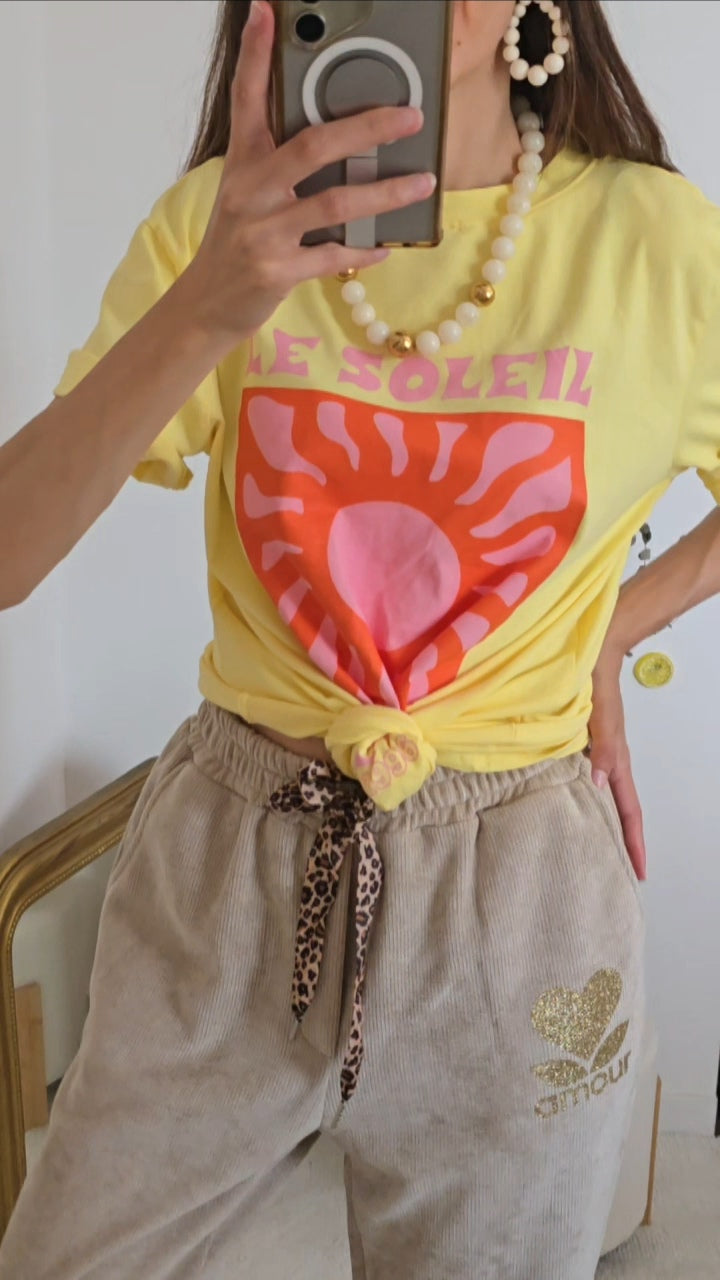 T-shirt Soleil.