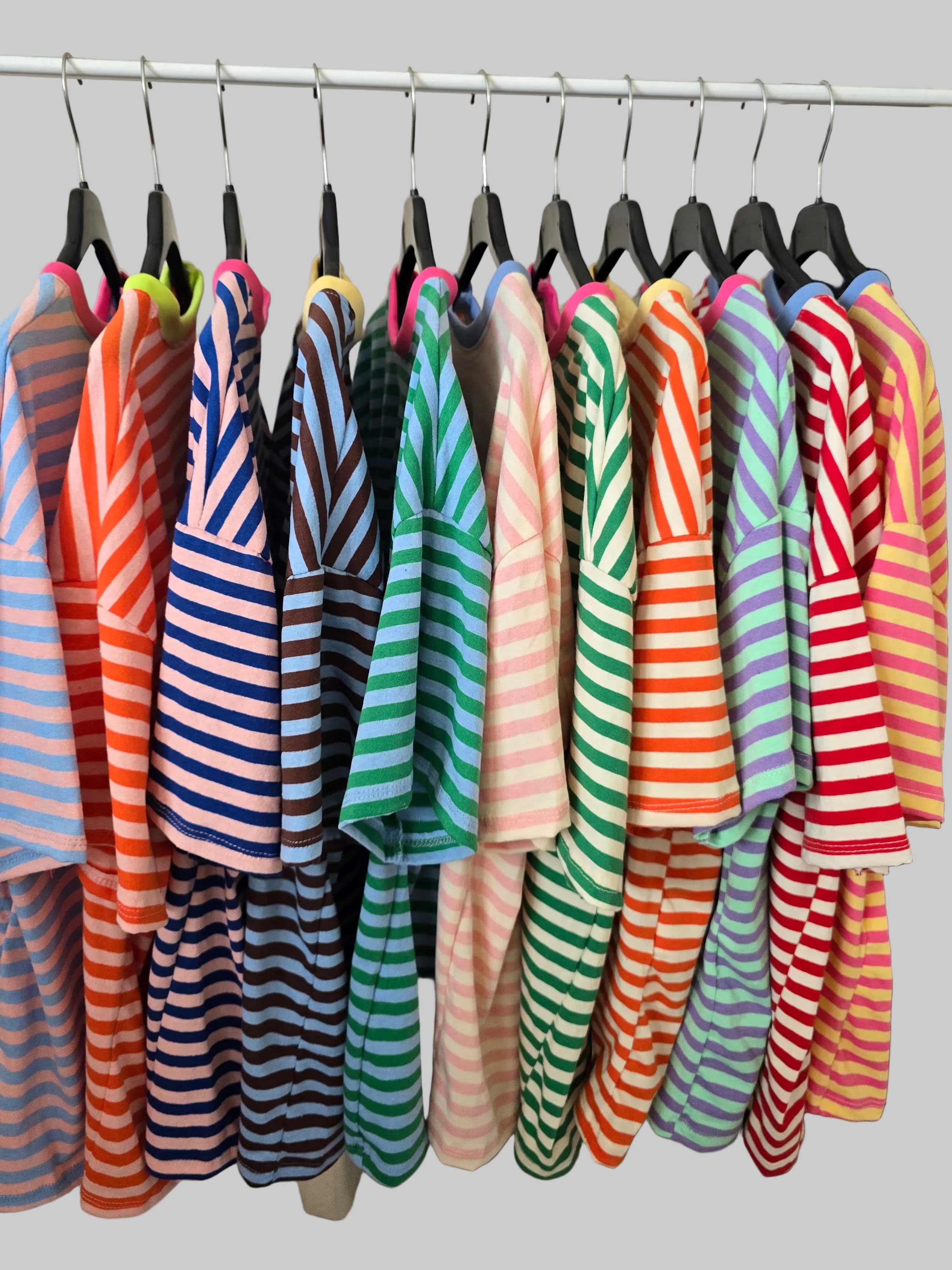 Tshirt rayures multicolores 