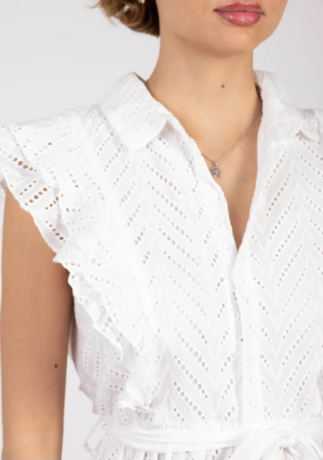 Robes courte broderues anglaise.