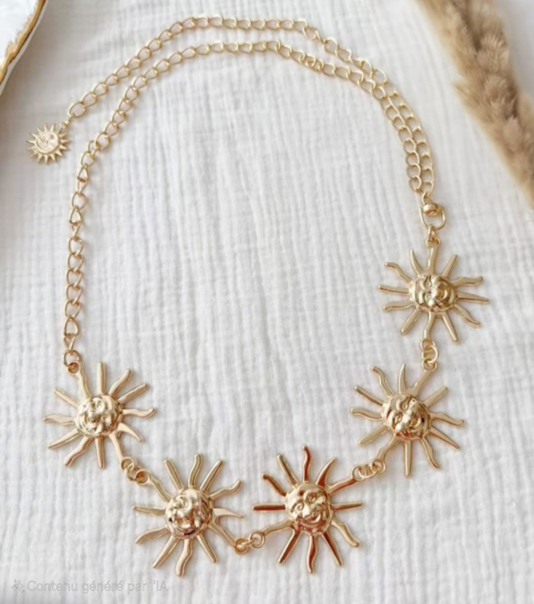 Ceinture/chaine Soleil.
