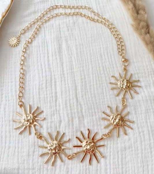 Ceinture/chaine Soleil.