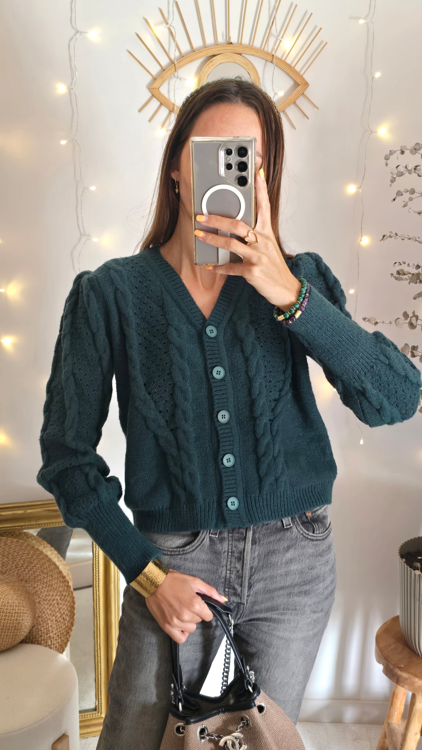 Gilet Torsade.