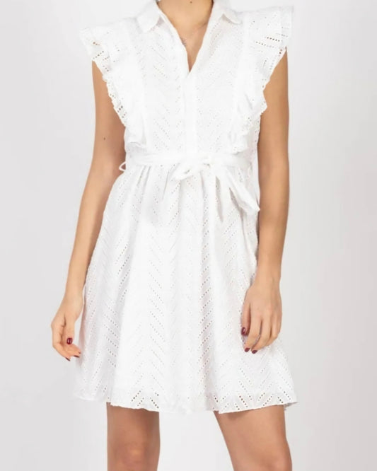 Robes courte broderues anglaise.