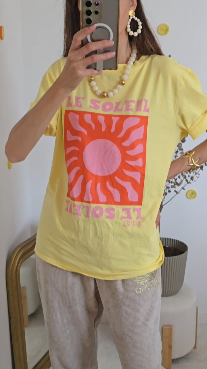 T-shirt Soleil.